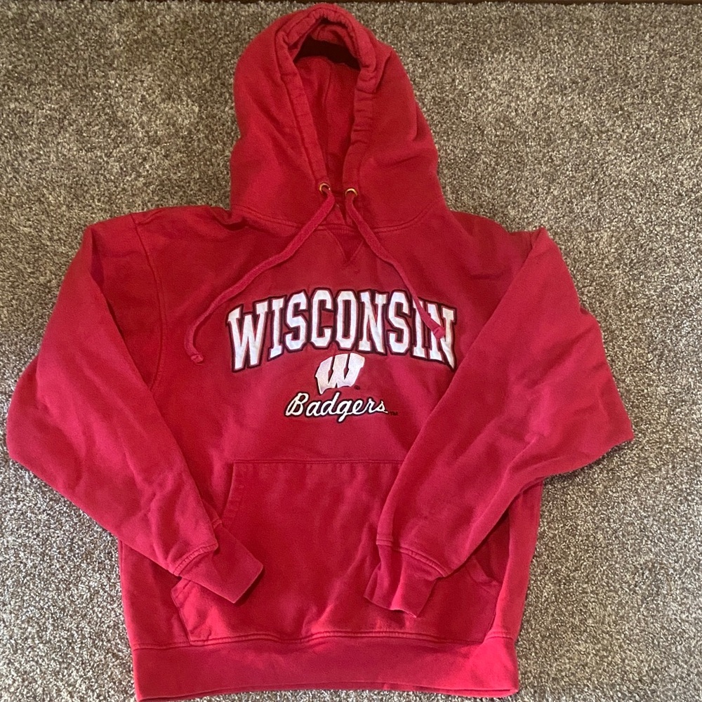 Wisconsin Badgers Red Hoodie